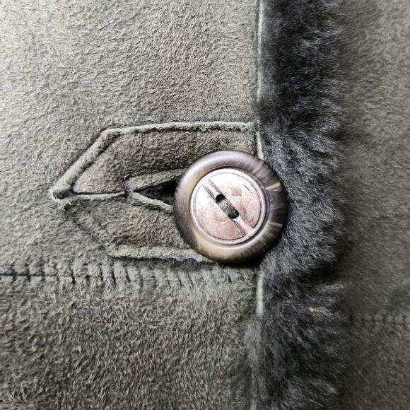 Vintage wool sheerling coat - Picture 9 of 15